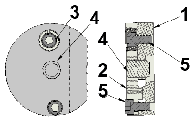 Davenport T Type, 5th Position, Cut-Off Blade Holder - Diagram