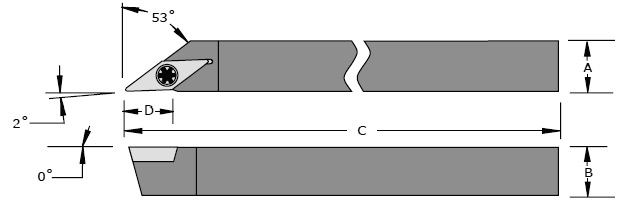 Max-Bar Neutral Rake 2° Lead (6 Series)