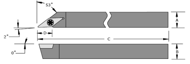 Max-Bar Neutral Rake 2° Lead (8 Series)