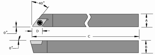 Max-Bar Neutral Rake 0° Lead (50 Series 50° Insert)