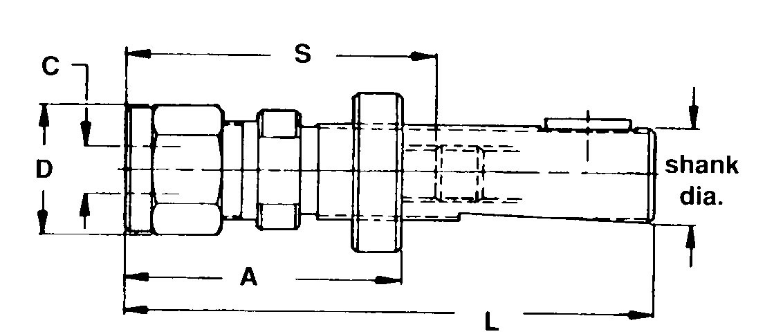 Automotive Threaded Shank Collet Chucks