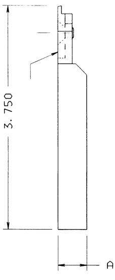 CNC Swiss Type Cut-Off Toolholders Standard (C)