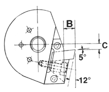Circular Tool Holders for Brown & Sharpe Machines - Diagram