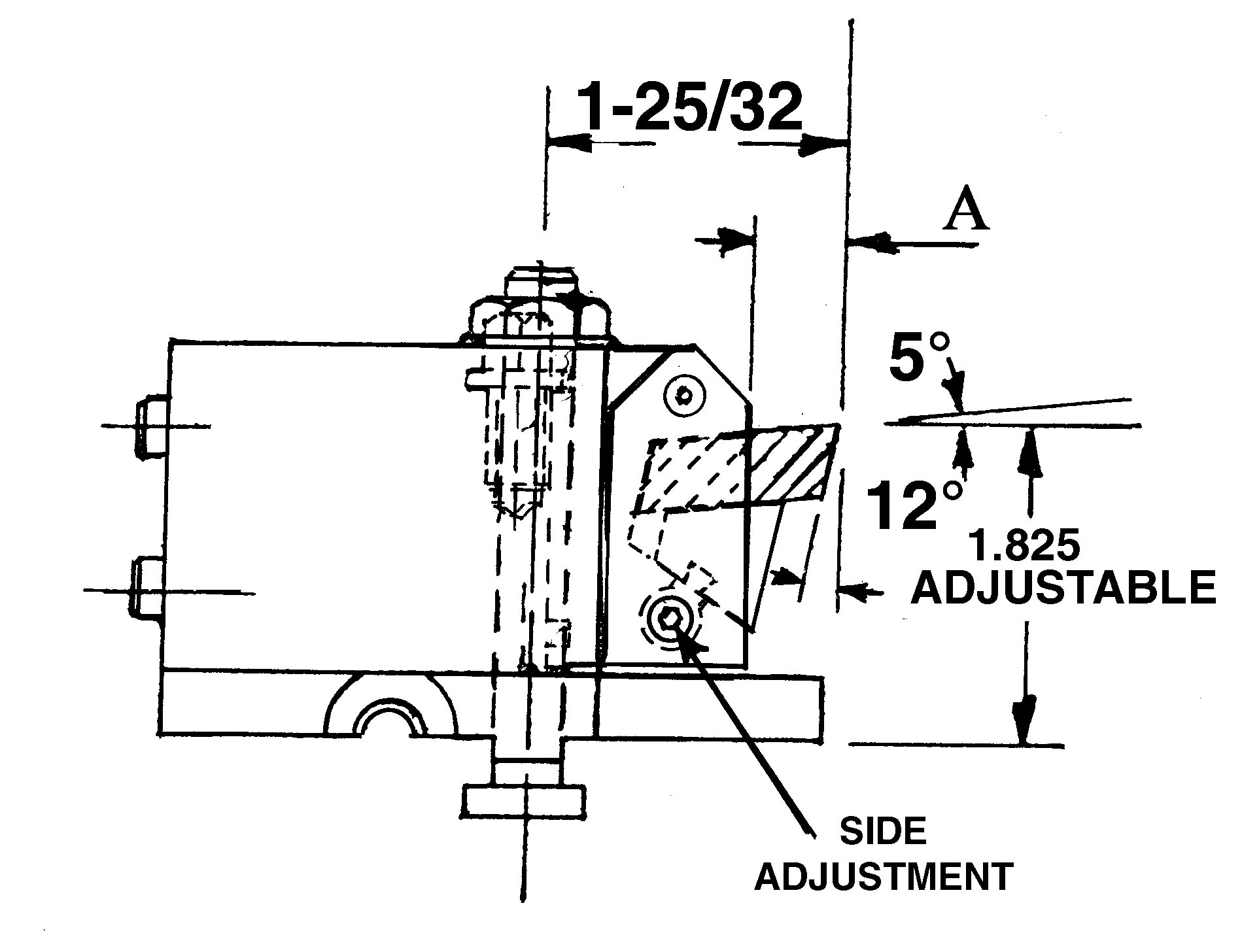 1st Position Shown with Coolant Attachment - Diagram