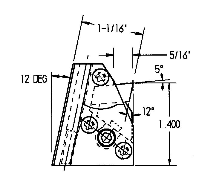 Insert Dovetail Form Tool Holders - Diagram