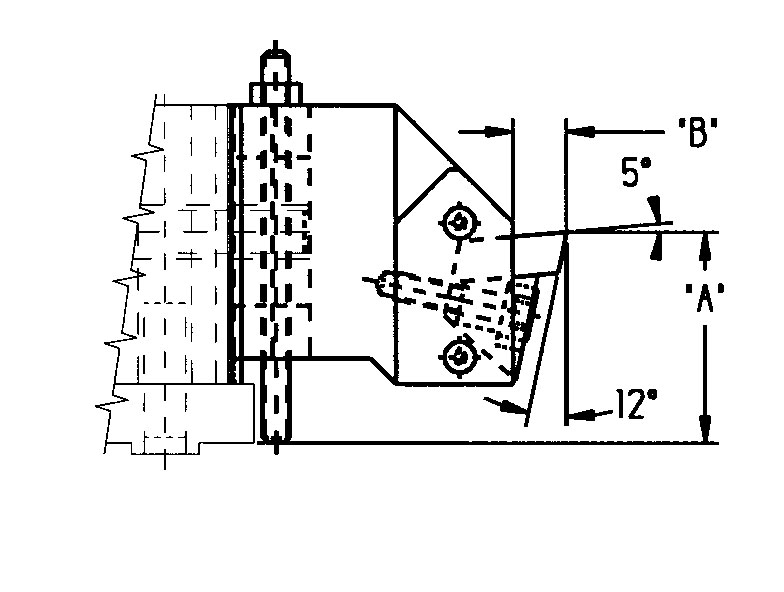 Insert Serrated Tool Holders for Gildemeister and Euroturn Machines - Diagram