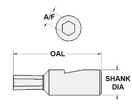 Internal Hex and Square Broaches - Diagram