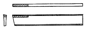 JCO (Johnson Style) Hollow Ground Cut-Off Blades - Carbide Tipped - Diagram