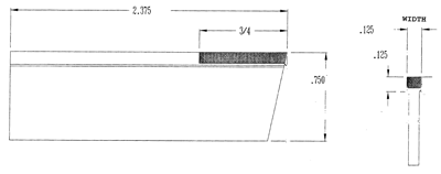 Micro-Grain Carbide Tipped / Short Length T-Type Cut-Off Blades