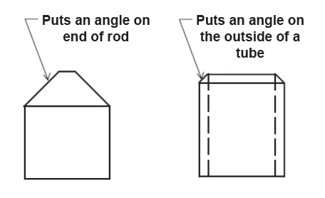 Outside Chamfering Modular Cutter Heads - Diagram