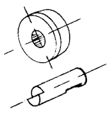 Roller and Pins for Boyar-Schultz Turning Tools