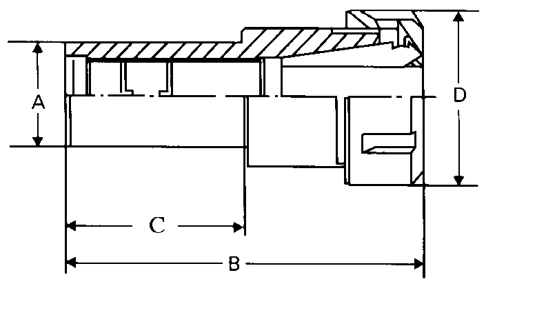 Straight Shank ER Collet Chucks - Diagram