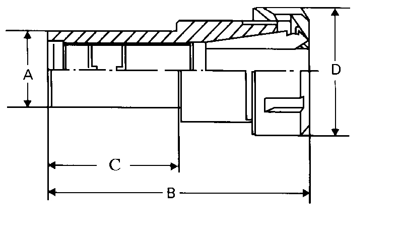 Straight Shank ER Collet Chucks - Diagram