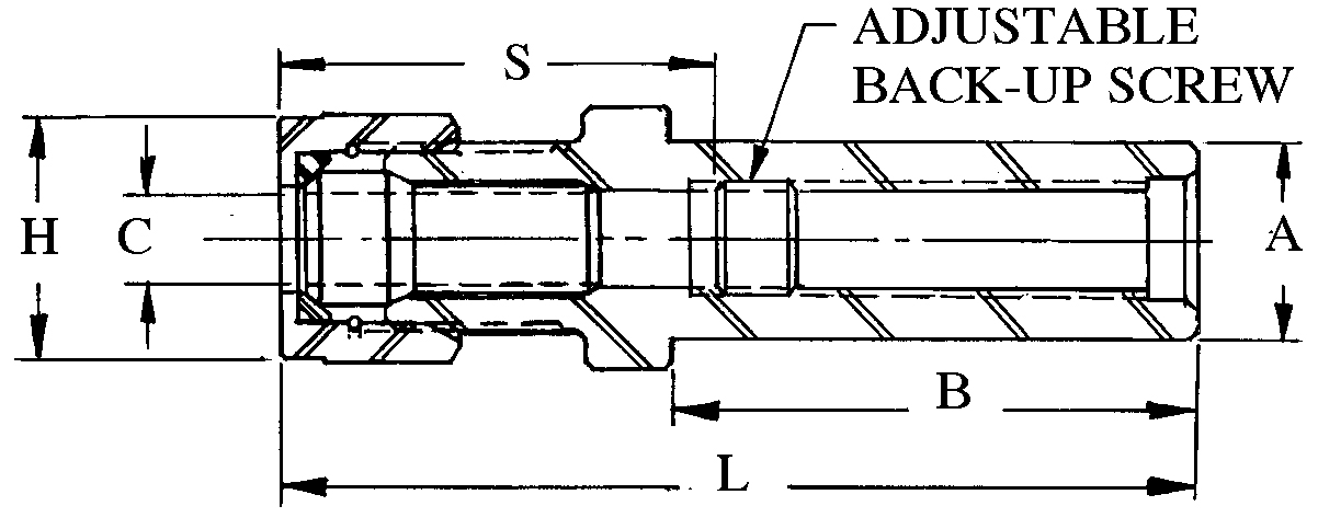 Stub-Nose Double Angle Collet Chucks