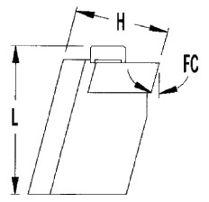 Throwaway Insert Holders Dovetail Style - Diagram